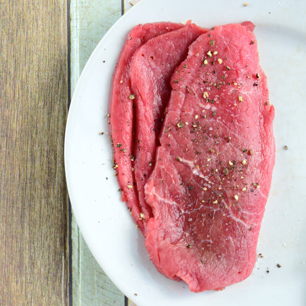 Quick Frozen Un-aged grass fed beef sandwich steak (minute steak)