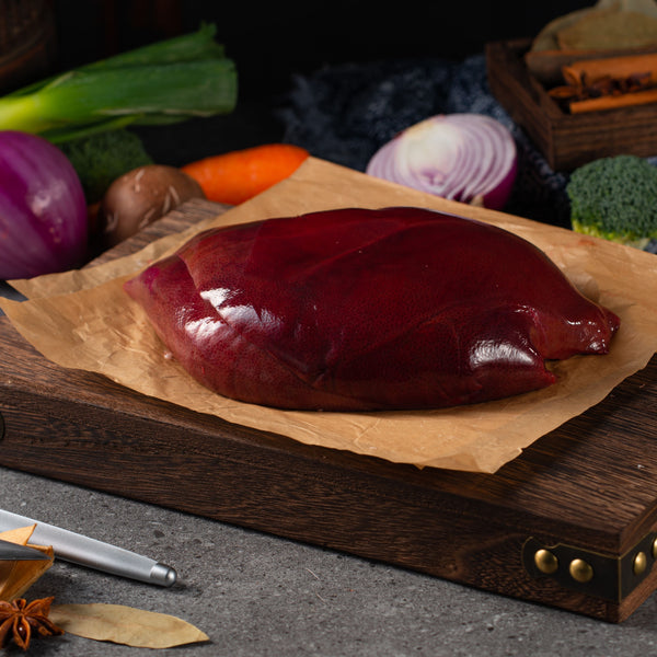 Pasture raised Free range Wild Boar liver (quick frozen, un-aged)