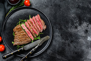 Un-aged quick frozen grass fed beef