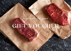 Food gift vouchers from Pheasants Hill Farm Northern Ireland