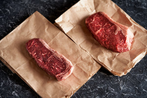 Un-aged quick frozen steaks & chops
