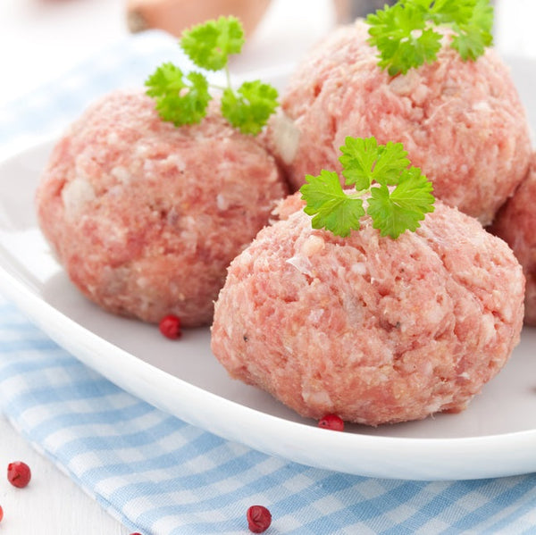 Pasture raised Free Range Pork Irish Breakfast Sausage meat (pork, thyme & sage, quick frozen, un-aged, additive free, gluten free)