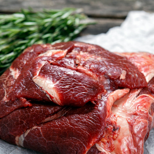 Grass Fed Beef ox cheek (untrimmed) (quick frozen, un-aged)