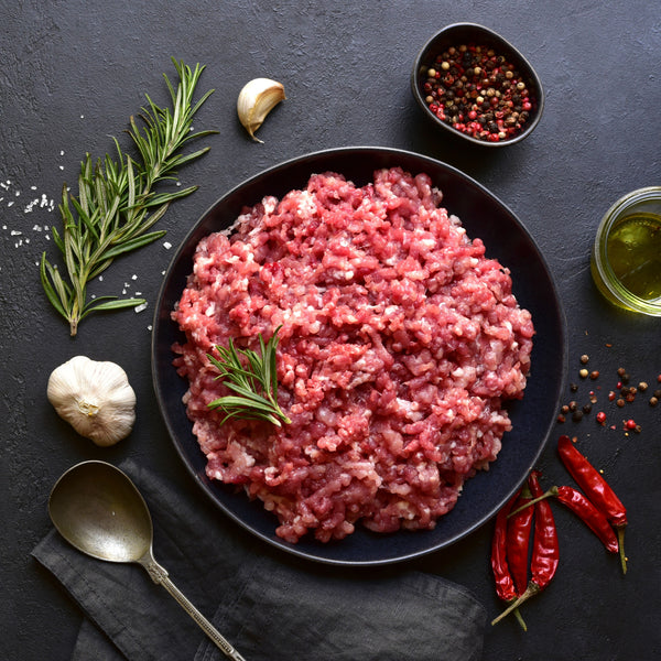 Quick Frozen un-aged grass fed Beef Mince - (Minimum fat content 10%)