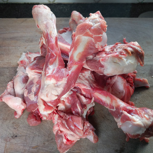 Grass Fed Lamb bone pack  (quick frozen, un-aged)