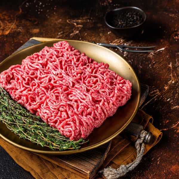 Grass fed Liver Enriched Lamb Mince, (Lamb & Lamb Liver,  90/10 mix) (90% lamb meat, 10% lamb liver), quick frozen, un-aged)