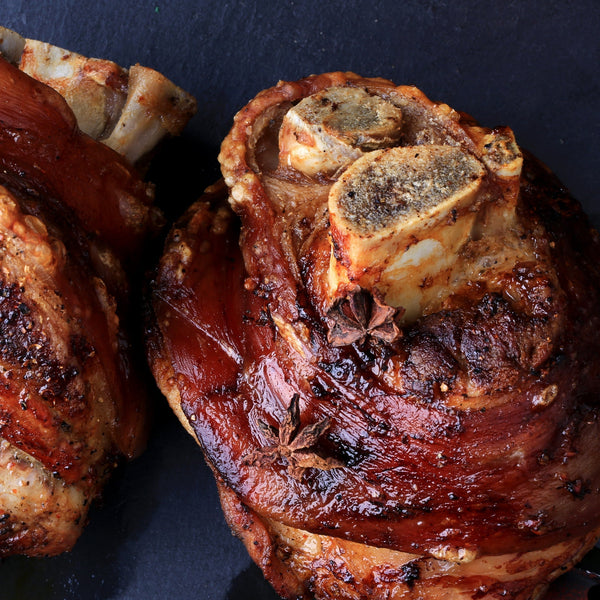 Pasture raised Free Range Pork knuckle (quick Frozen, un-aged)