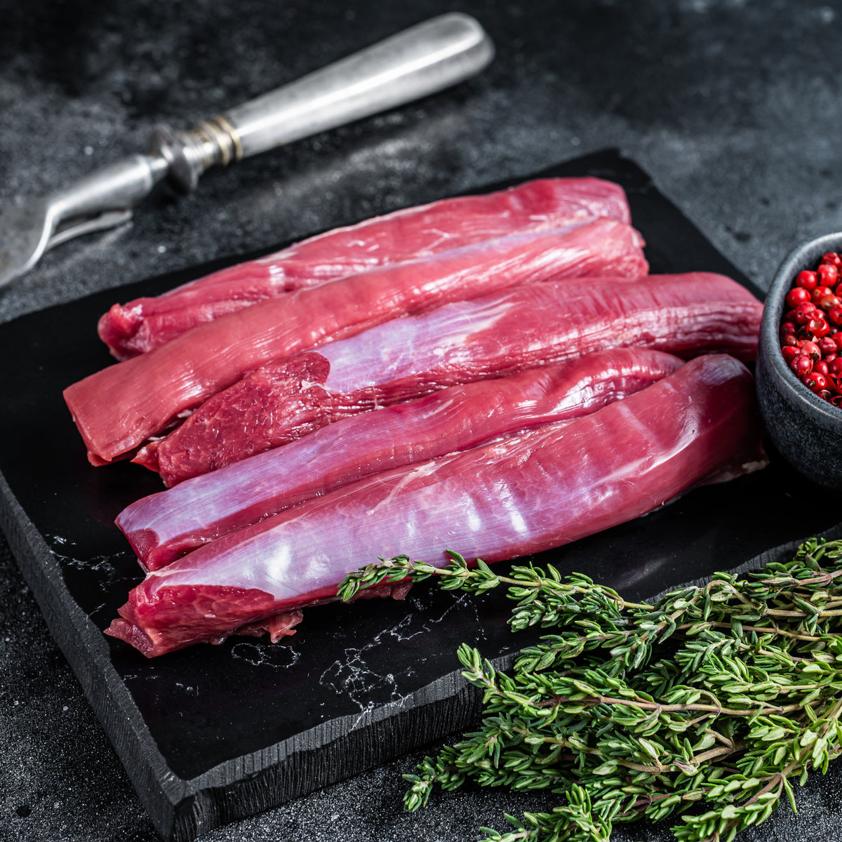 Unaged Wild venison tenderloin (fillet) – Pheasants Hill Farm