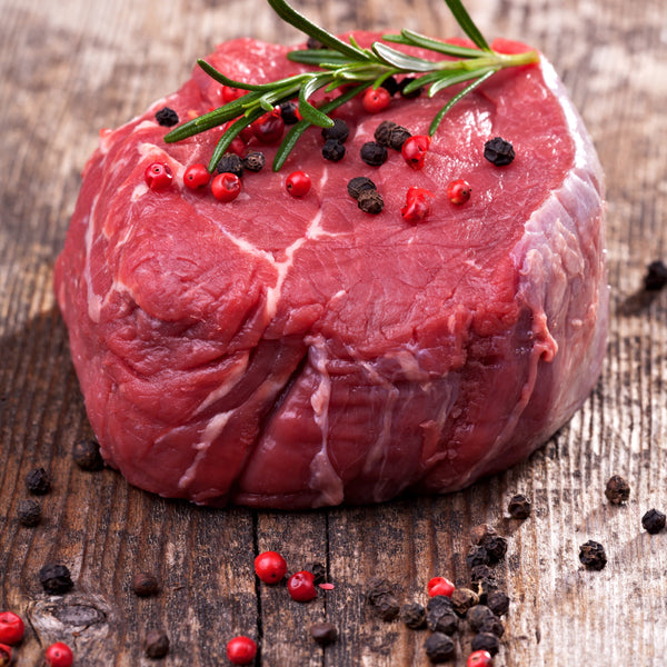 Quick Frozen Un-aged Grass fed beef fillet steak