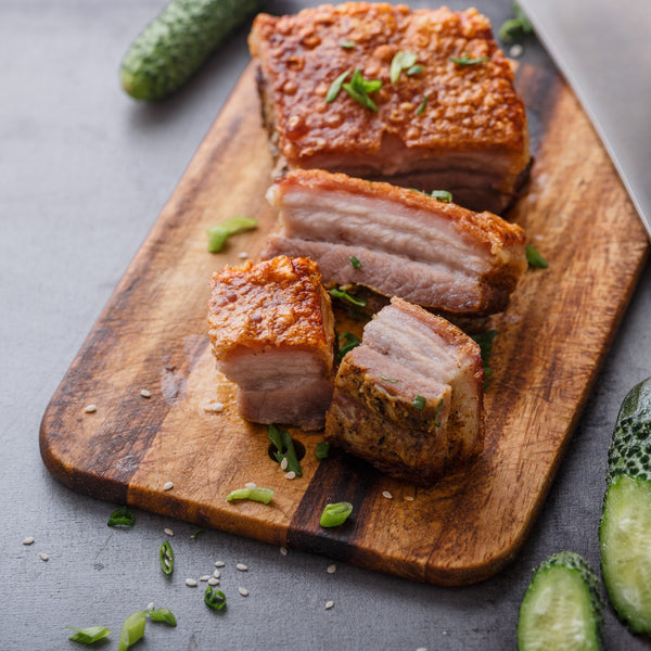 Free range pork belly