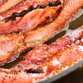 Free range streaky bacon dry cured smoked 6 pack