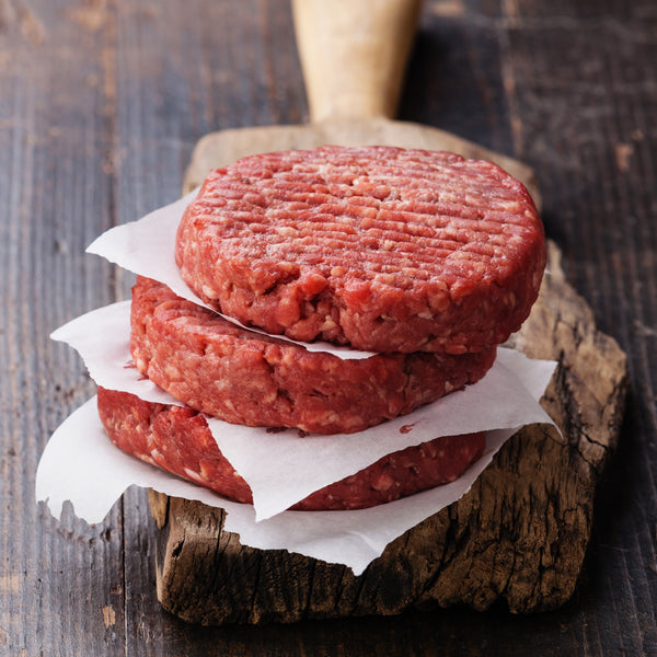 Wild Venison and herb burgers (gluten free, additive free, quick frozen, un-aged)