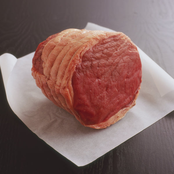 Grass fed beef topside slow cooking roast (easy-carve, boned)