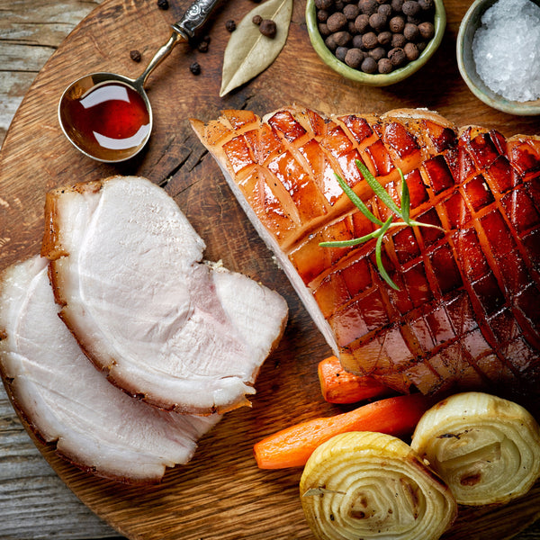 Pasture raised Free range pork loin roast (boned) (frozen)