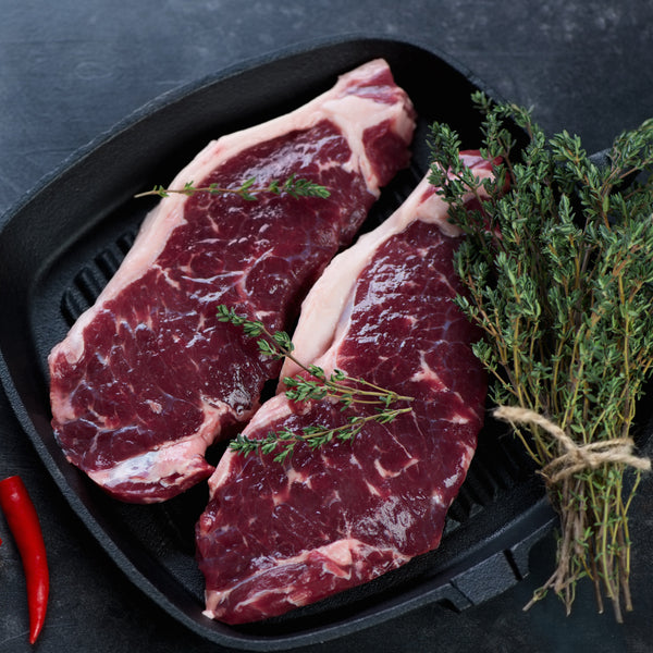 Grass fed beef sirloin steak