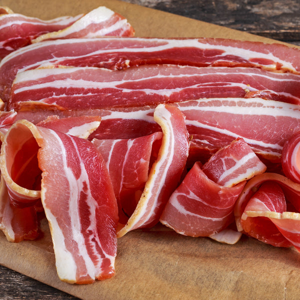 Unsmoked bacon mixed 6 pack (3 packs back, 3 packs streaky)