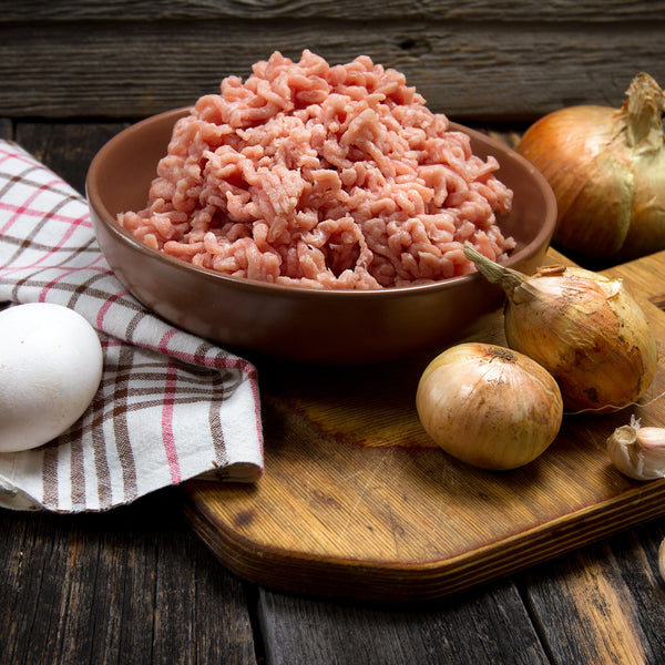 Free range bronze turkey mince